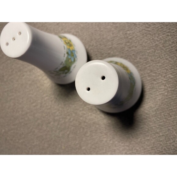 Set Of 2 Vintage Noritake Springfield Pretty Floral Salt & Pepper Shakers Japan - Picture 8 of 9